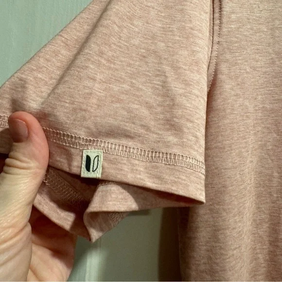 LinkSoul Delray Golf Polo pink performance shirt Medium preppy athletic spring - Picture 5 of 11